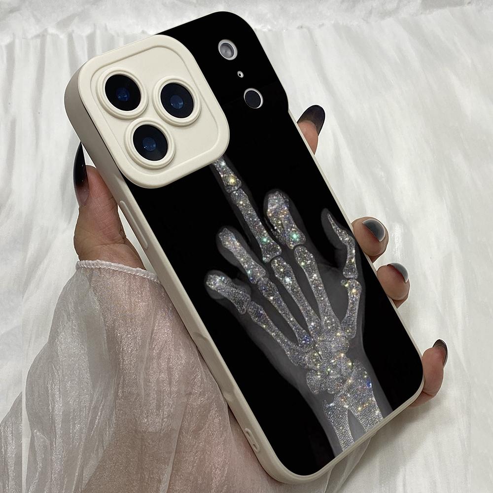 M482 Gesture Greeting Design Art Angel Eyes Soft Phone Cases for iPhone Samsung Galaxy Xiaomi Rdemi Huawei Honor Infinix Realme OPPO vivo All Model