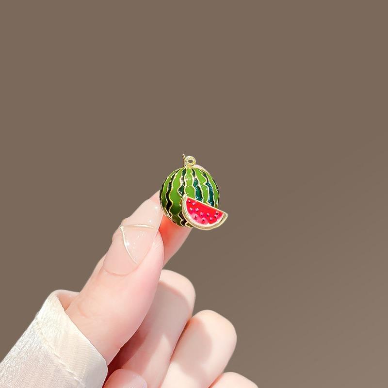 Enamel Small Watermelon Brooch, Cute Fruit Pin for Girls, Secure Clothes To Prevent Exposure, Clasp The Neckline and Corsage