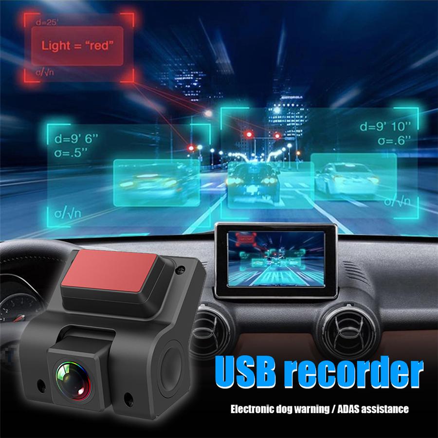 U1 AR Navigation Dashboard Camera ADAS Night Vision Car DVR USB Dash Cam for Android Car Radio Head Unit