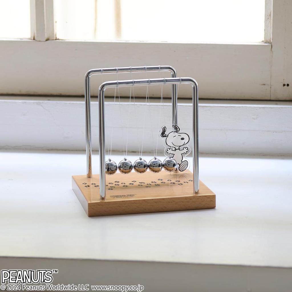 Chatani Sangyo (Chatani) Snoopy PEANUTS Newton's Cradle H13.5 x W13.5 x D11.5cm 151-333002 Fun Science