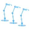 10PCS Action Figure Stand Plastic Translucent Doll Model Support Display Holder Base for 6 Inch Dolls Blue