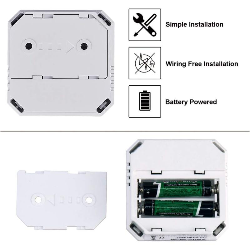 1pcs Carbon Monoxide Detector,CO Gas Monitor Alarm Detector,CO Sensor with LED Digital Display for Home,Depot,Battery Powered