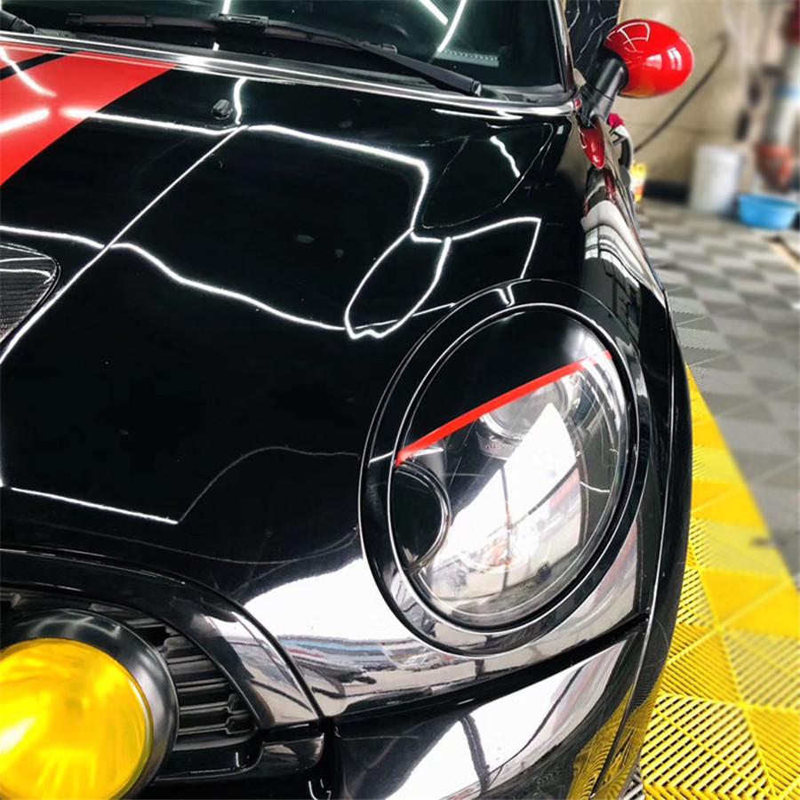 Headlight Double Eyelid Cute Sticker Modified Head Lamp Decal Trim Accessories