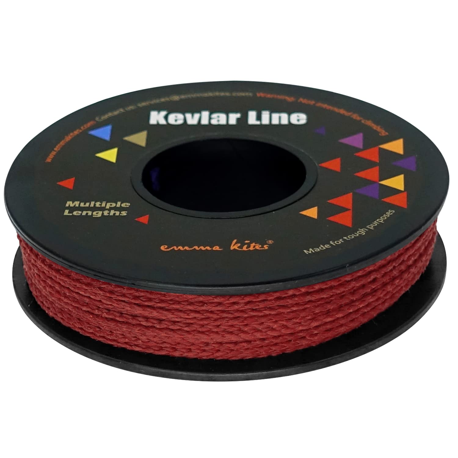 

Emma Kites Braided Kevlar Line 37M x Abrasion High Strength for Tent Line Outdoor General Accessory Cord 100% Cord, Red, 135kg/300lb Size, Resistant,