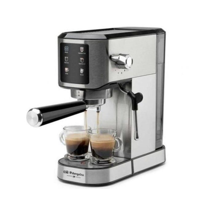 Espresso kávovar Orbegozo EX 7000 1L 20 barů dotykový panel a nerezový napěňovač
