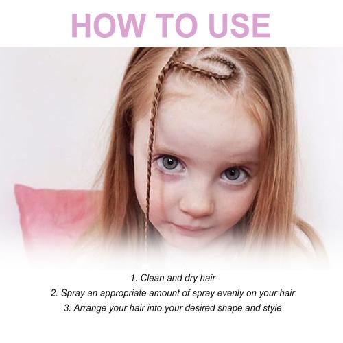 Wiieey Leave in Conditioning  Hairspray Moisturizing Long-Lasting Fragrance Styling Spray