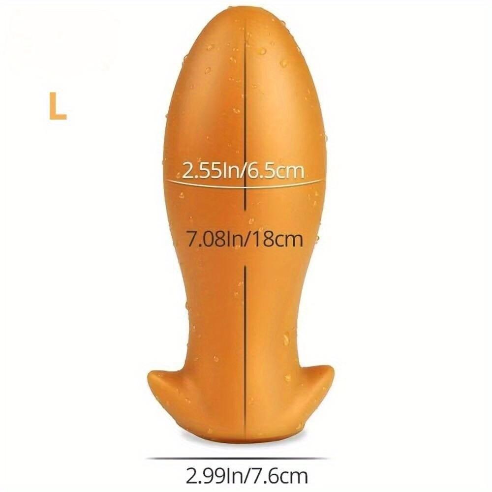 Super-Sized Anal Plug Trainer: Liquid Silicone Anal Plug Prostate Massage Anus Dilator For Beginners Advanced Users
