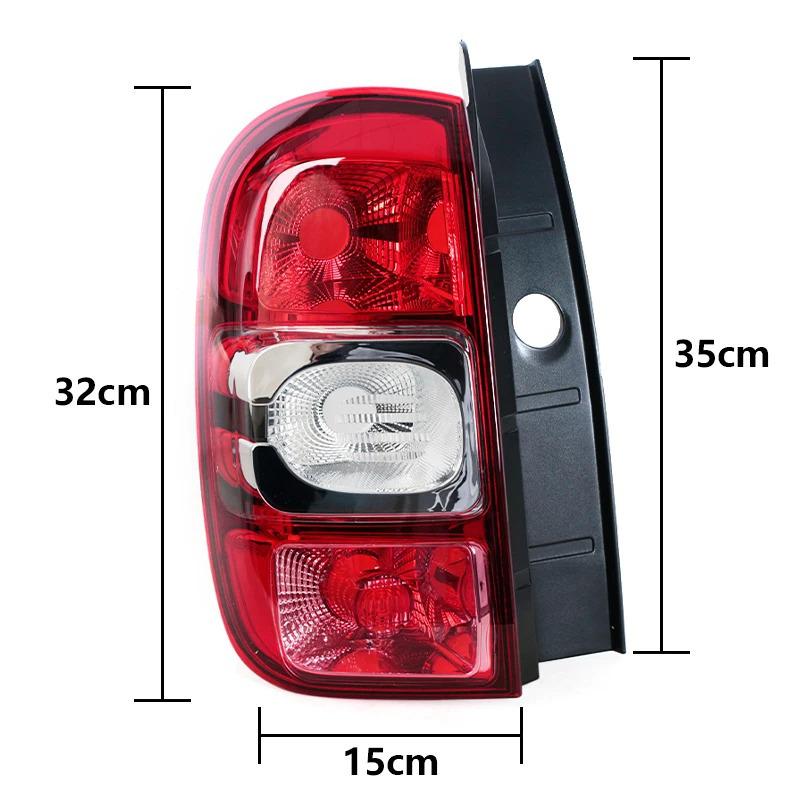 Compatible Rear Tail Light Assembly for 2014-2017 Renault DUSTER: Brake, Reverse, and Turn Signal Functions.
