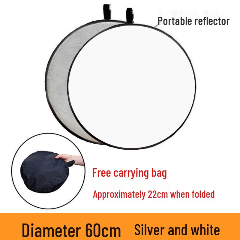 Foldable Photo Reflector: Portable Fill Light Board for Photography & Live Streaming