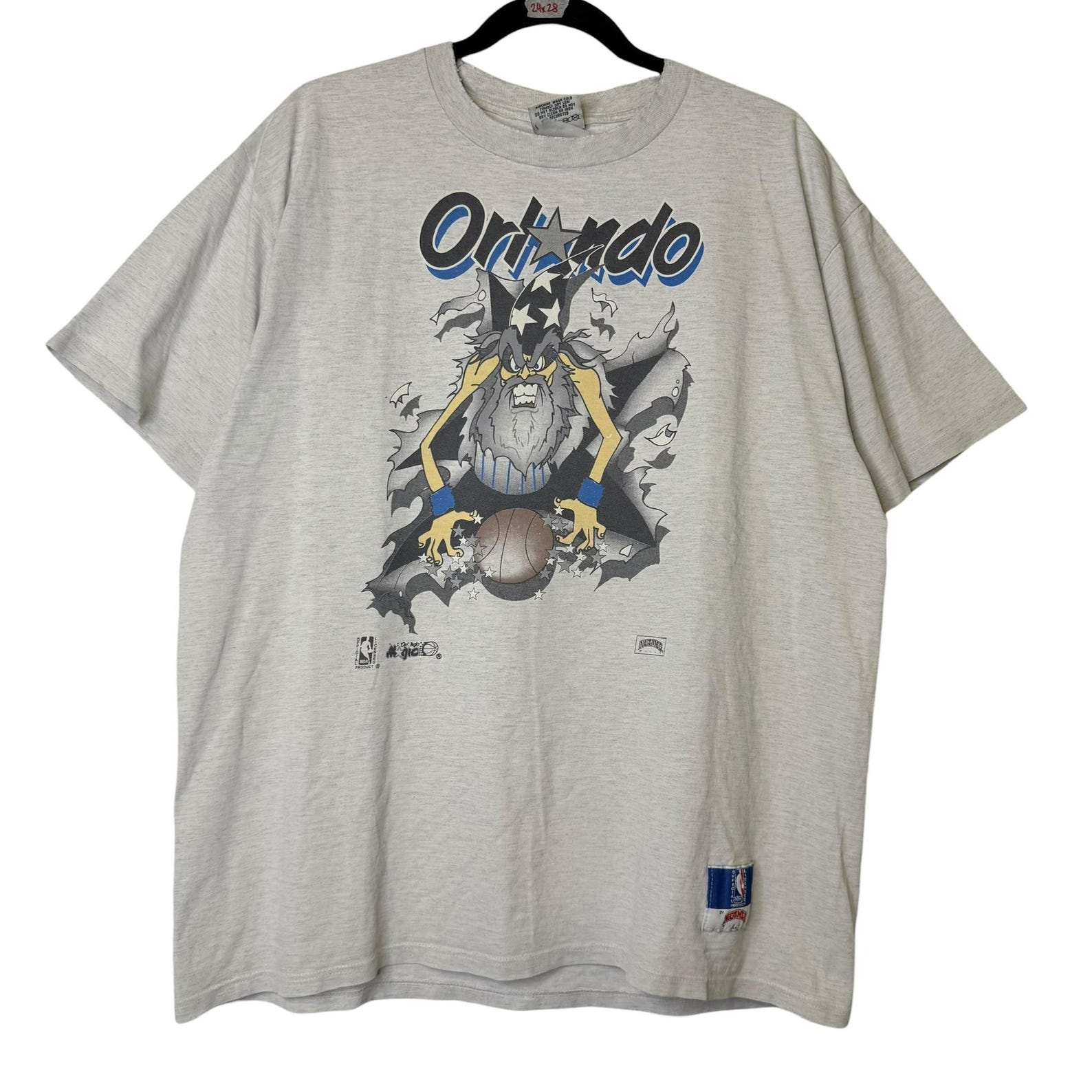 90 s Orlando Magic Nutmeg Breakthrough T shirt Sz XL (B2077) 4XL