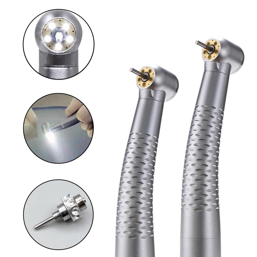 NICEDEN  type high quality shadowless lamp high speed ceramic bearing handpiece 5 LED bulbs 4 holes 2 holes