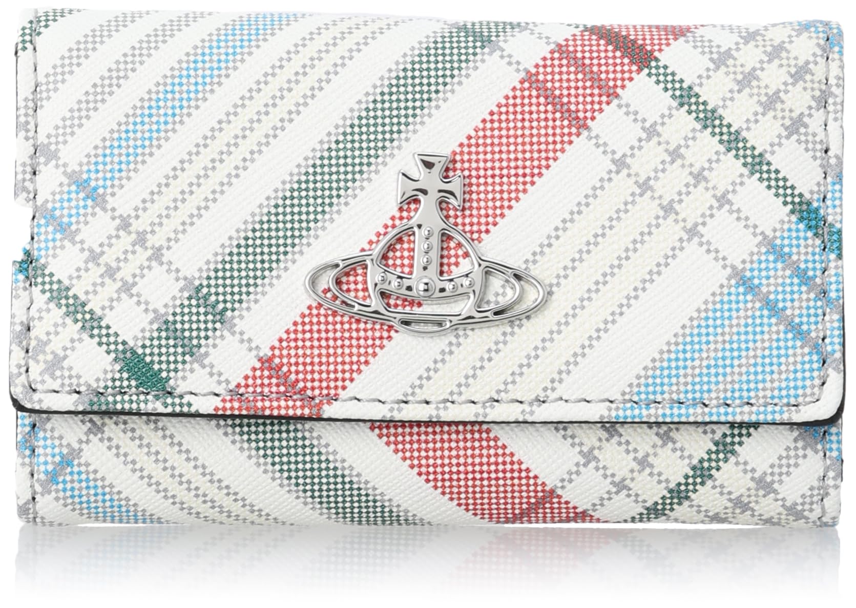 

Футляр для ключей 51020001U SAFFIANO PRINT MADRAS CHECK [Vivienne Westwood] [предмет]