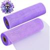 25cm Decorative 2 Rolls White Mesh Ribbbon Rolls Fabric Mesh For Mesh Wreath Supplies Front Door Wreath Crafts Tree Decor