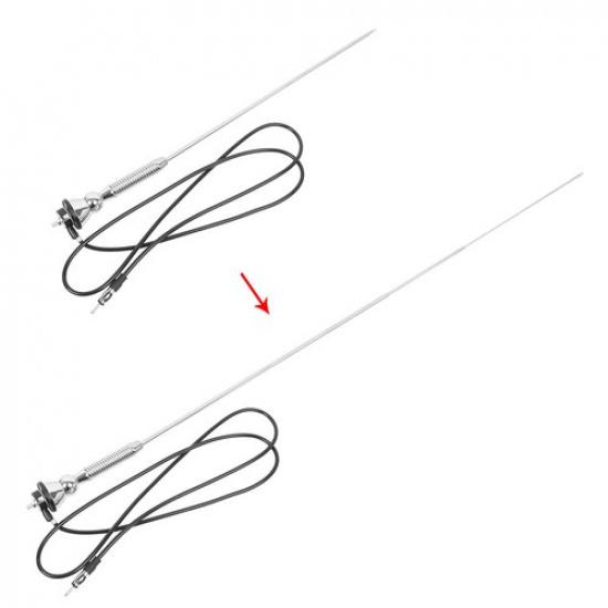 45 Inch Car Power Antenna Radio AM FM Signal Antenna Mast Roof Aerial Universal