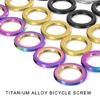 Bicycles Flat Washer Stem Bolts Washers Light Weight Titaniums Alloy Bikes Flat Washers Gasket Cycling Repair Screw Part