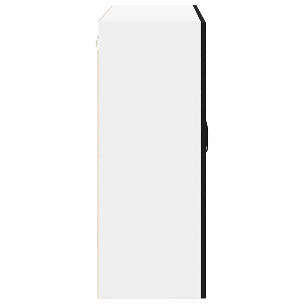 vidaXL Wall Cabinet LUCCA Black 80 x 31 x 80 cm Particleboard