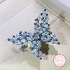 925 Sterling Silber Vintage Romantischer Schwarzgold Schmetterling Ring Verstellbar Antiker Ring Damen Eleganter Schmuck Party Geburtstagsgeschenk