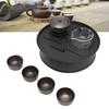 Outdoor Camping Tea Set Multifunctional Lightweight Portable Pure Ti Camping Tea Brewing Cup Set