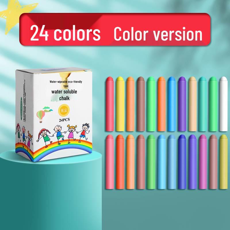 Colorful Water-soluble Erasable Chalk for Children's Classrooms and Kindergarten Graffiti