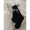 Ladies Spring and Summer Bow Small Fresh Ballet Wind Drum Pile Socks
