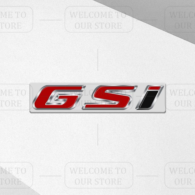 3D Stickers Metal GSI Badge Car Trunk Body Emblem Decal Styling For Opel Meriva Corsa Zafira Mokka Insignia Astra OPC Vauxhall