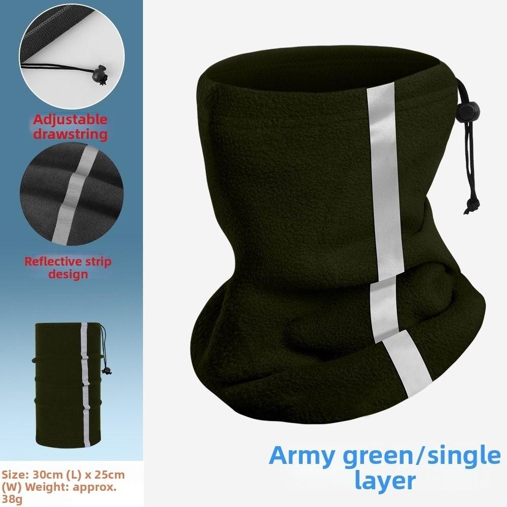 Windproof Winter Warm Fleece Neck Scarves Multicolors Motorcycle Half Face Mask Scarf