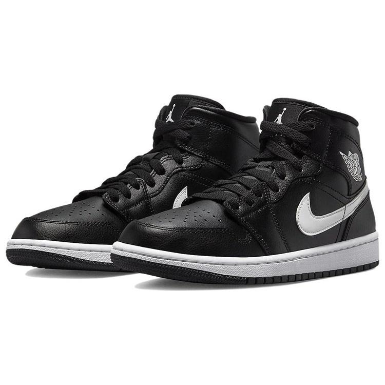(WMNS) Air Jordan 1 Mid 'Black White' Women's DV0991-001