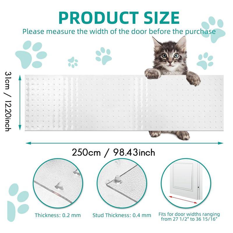 Good-Carpet Protector For Pets,Cat Carpet Protector ,Under Door Mat Cat Carpet Scratch Stopper,Cat Scratch Guard Carpet