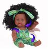 Black Girl Dolls  American Play Dolls Lifelike 12 inch Baby Play Dolls