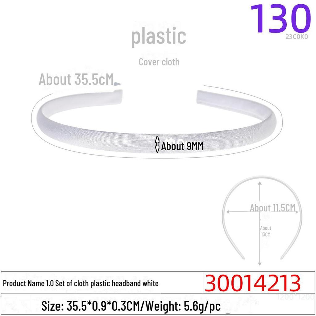 1.0CM Plastic Headband for DIY Hair Accessories