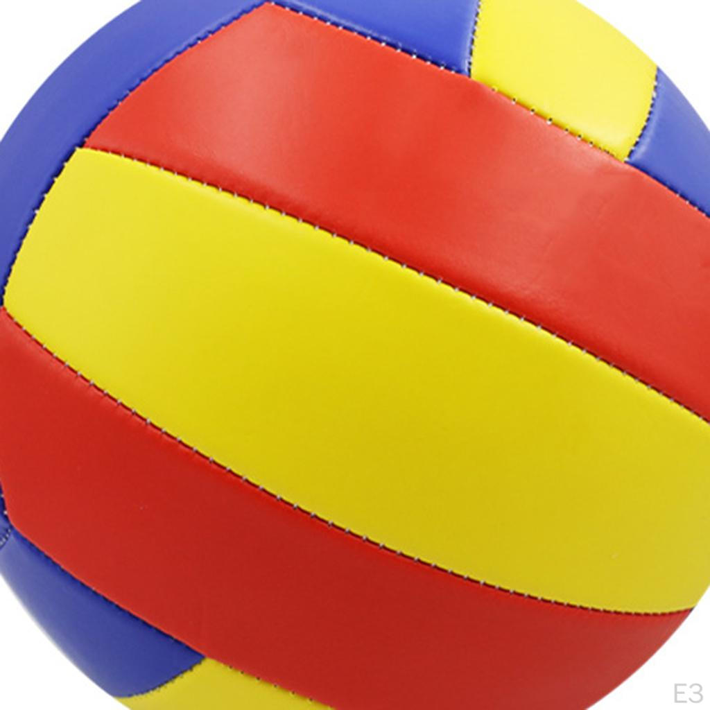 Official Size 5 Volleyball Recreational Rubber Stability PVC Soft for Training Beach Play Children
