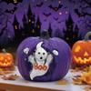 Resin Pumpkin Decoration Spooky Halloween Pumpkin Figurine Cute Farmhouse Decoration for Home Mantel Front Door