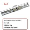 1Pc/3Pcs Set 8-Clip Socket Rack Holder For 1/4" 3/8" 1/2" Sockets – On-Rail Tool Organizer Storage For Loose Socket Storage