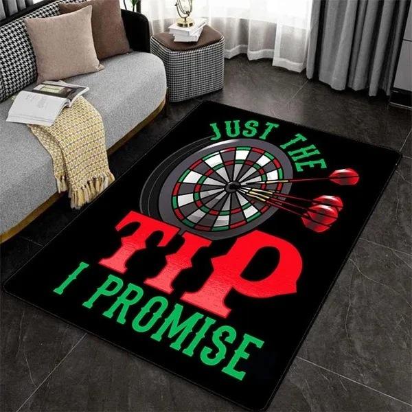 Spielzimmer Dart Großer Teppich für Zuhause Wohnzimmer Schlafzimmer Sofa Fußmatte Dekor Kinder Spielbereich Teppich Rutschfeste Bodenmatte