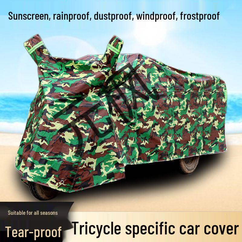 Electric Tricycle Sunshade: Thickened Heat Insulation Cover for Elderly Scooters