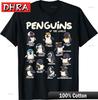 Pinguin Pinguine Tiere der Welt Pinguin-Liebhaber Unisex T-Shirt Kühles Stylisches Trendiges T-Shirt Top für den Sommer T-Shirt Damen Japan