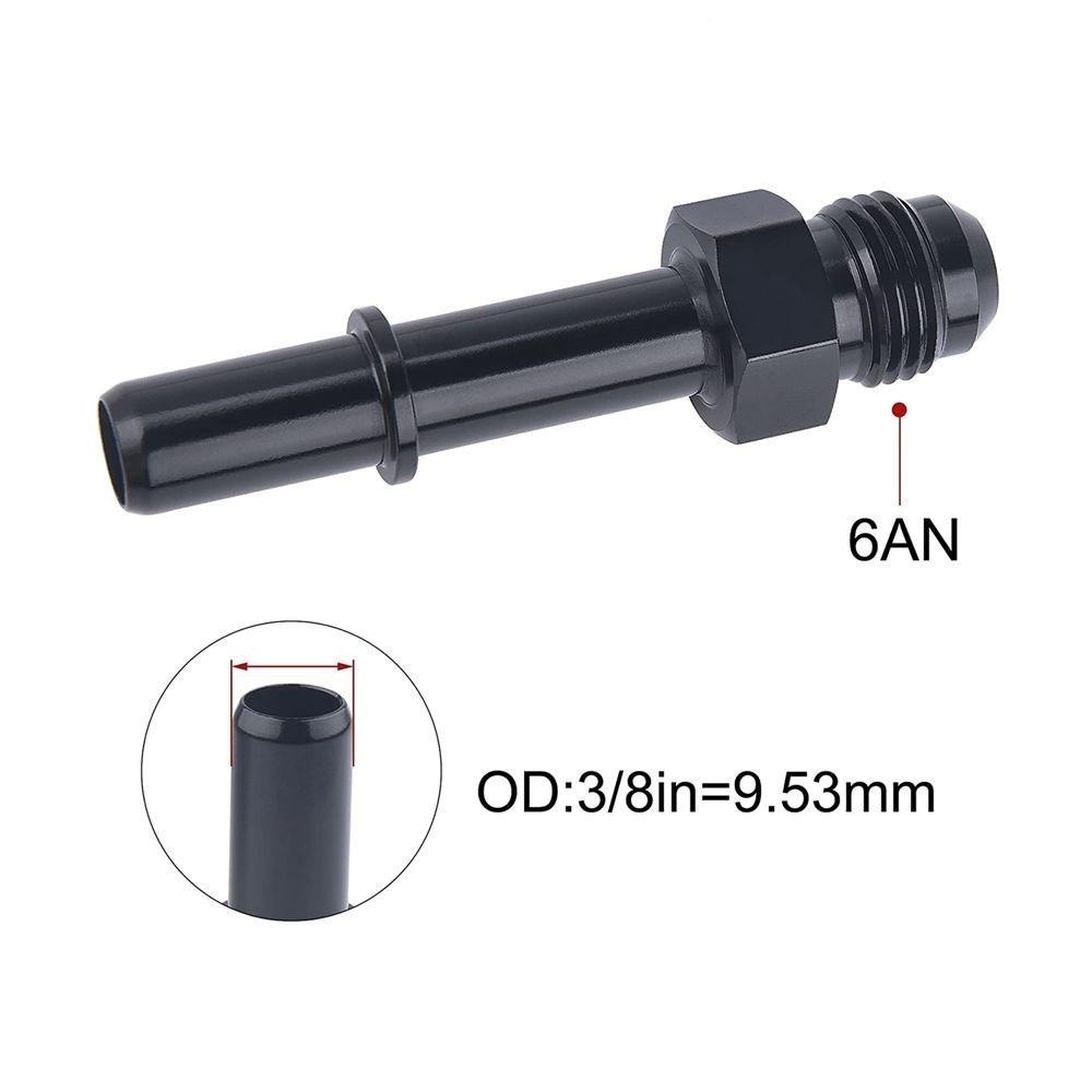 1 szt. Aluminium 6AN 8AN Męski Do 3/8" 5/16" Szybkozłączka Męska Wciskana Adapter Złączki Szybkozłączka