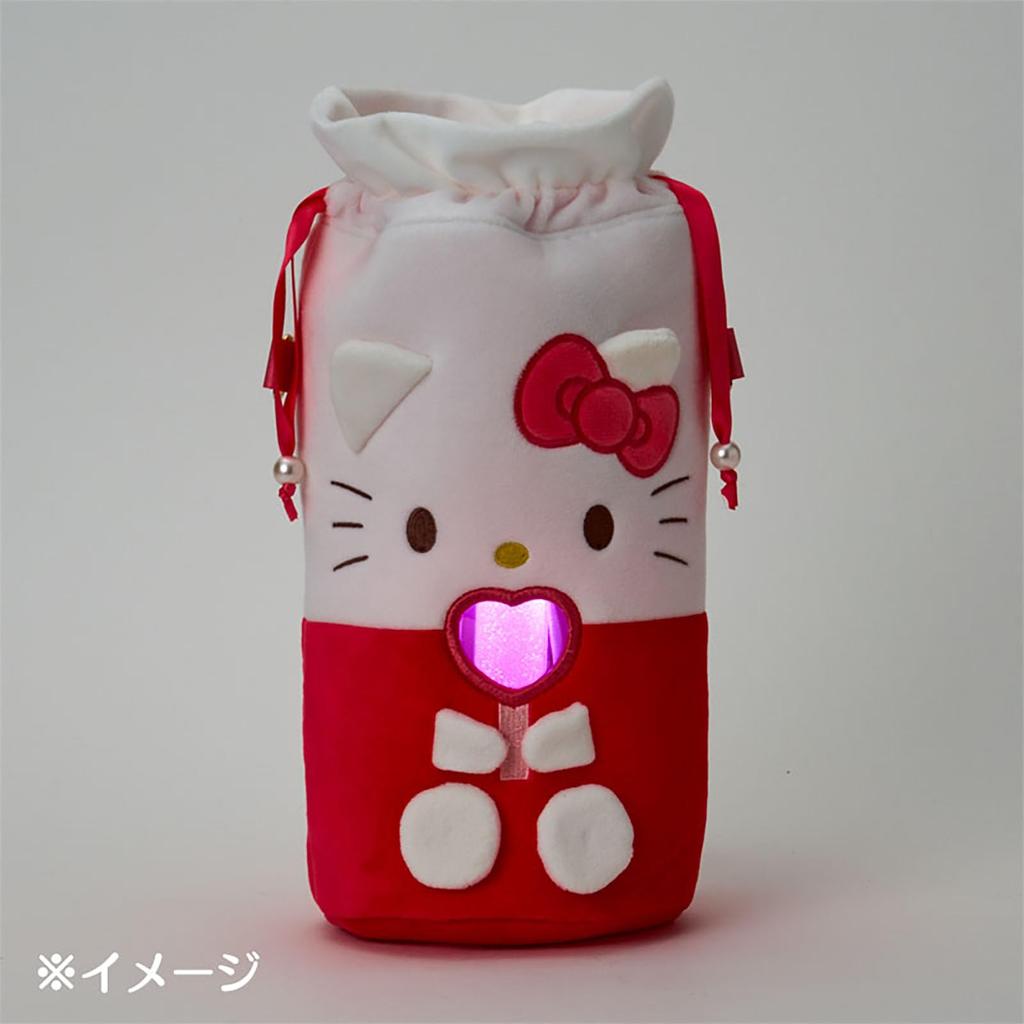 Sanrio Penlight Shoulder Pouch Hello Kitty Steel 613193 (Enjoy Idol) Polyester, PVC, Nylon,