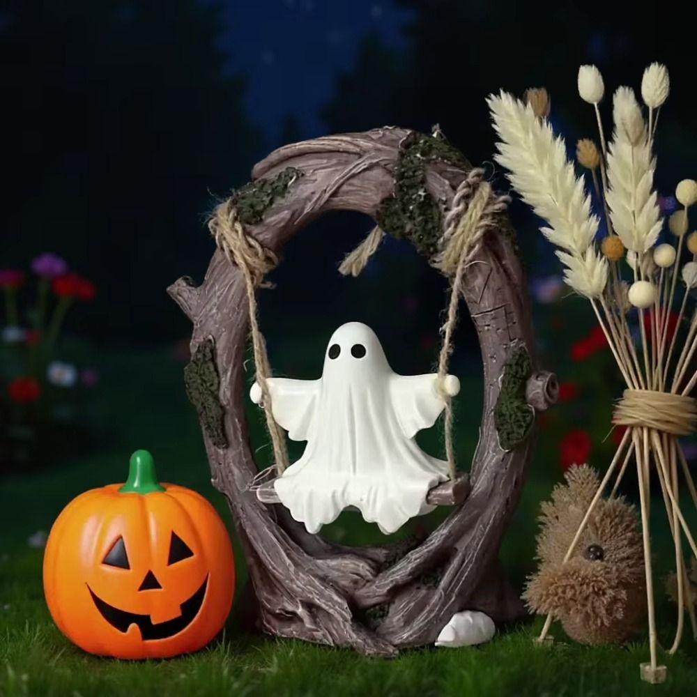 Model Halloween Swing Ghost Ornament Ghost Halloween Decoration  Children Girls Boys
