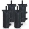 MASTERCANOPY Weight Bags, Sandbags, Weights, Tent/Tarp Weights, 50KG Capacity, Set of 4 (Black)