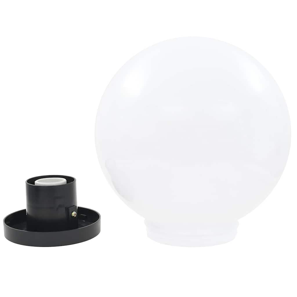 LED Garden Lights Set of 4 Spherical 25 Cm Diameter PMMA