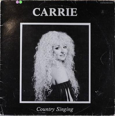 LP Record CARRIE - Country Singing JHS001 Bunny Records UK Country Used