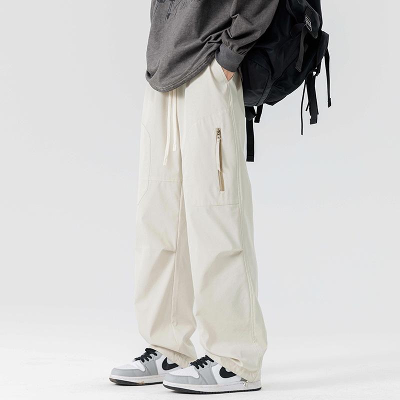 Podzimní a zimní nové venkovní kombinézy Pánské volné rovné sportovní ležérní kalhoty