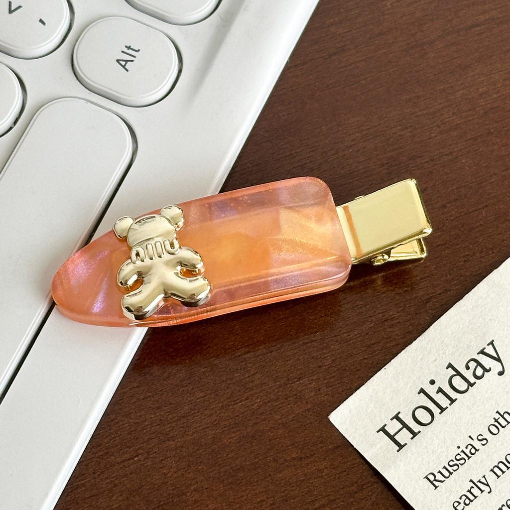 Design Highend Bear Hair Clips For Women In Vibrant Acetate Colors Perfect For Any Outfit