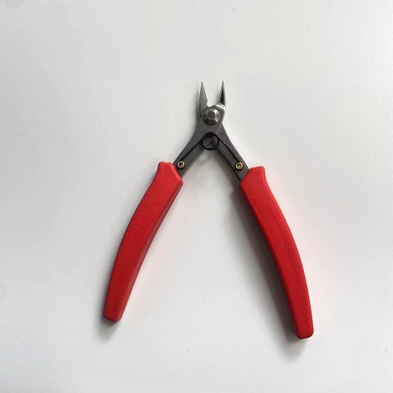 Feather Fist Sports Badminton Stringing Machine Tools: Angled & Line Cutting Pliers, Red.