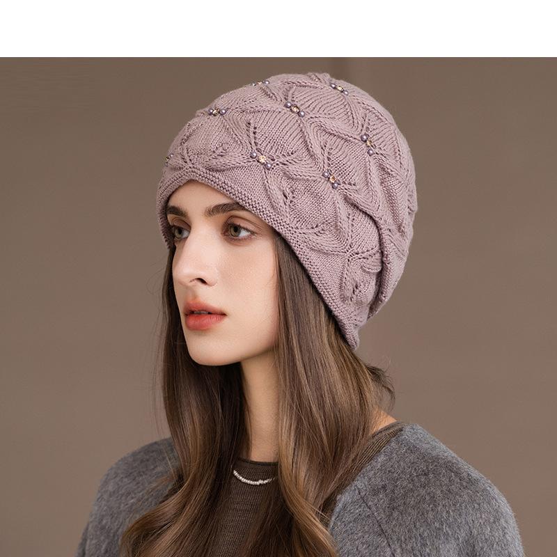Autumn Winter Outdoor Windproof Cap Women's Big Head Circumference Ear Protection Warm Cap