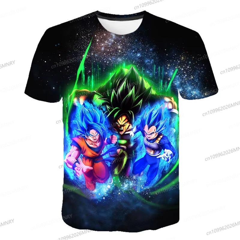 Japanese Anime Dragon Ball Z 3d Printed Goku Transformation Thunder Black Super Saiyan S