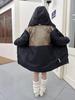 Girls' Long Hooded Winter Jacket with Graphene Heat Technology