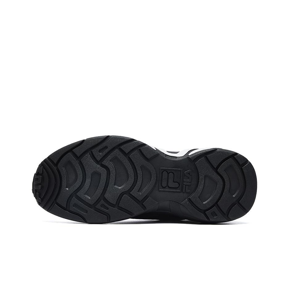 FILA Mind Blower Retro Fabric Synthetic Leather Low Top Marathon Running Shoes Women sneaker Black F12W031105FBK