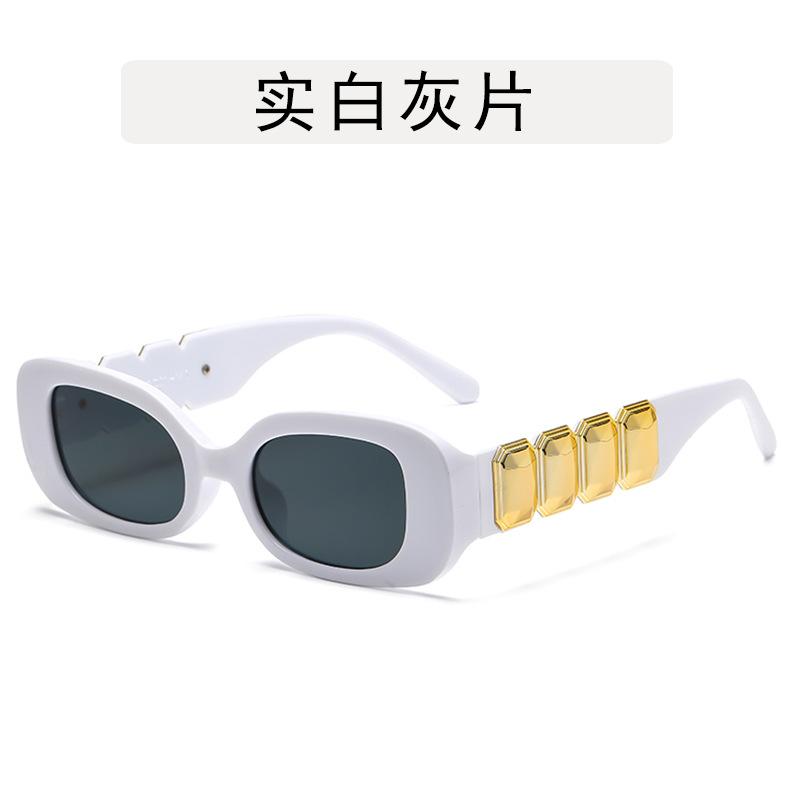 Vintage Retro Style Sunglasses Woman European American Rectanle Shape Sunglass Women Fashion Stylish Female Sun Glass